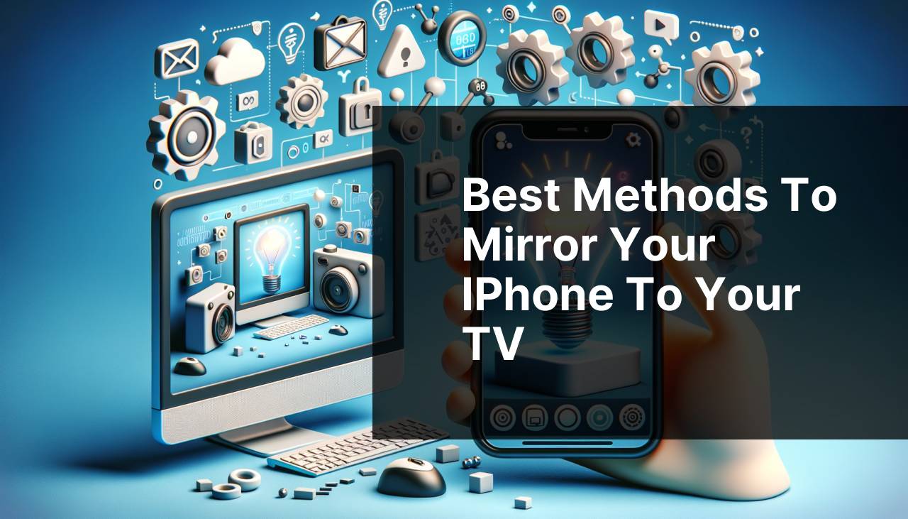 Best Methods to Mirror Your iPhone to Your TV