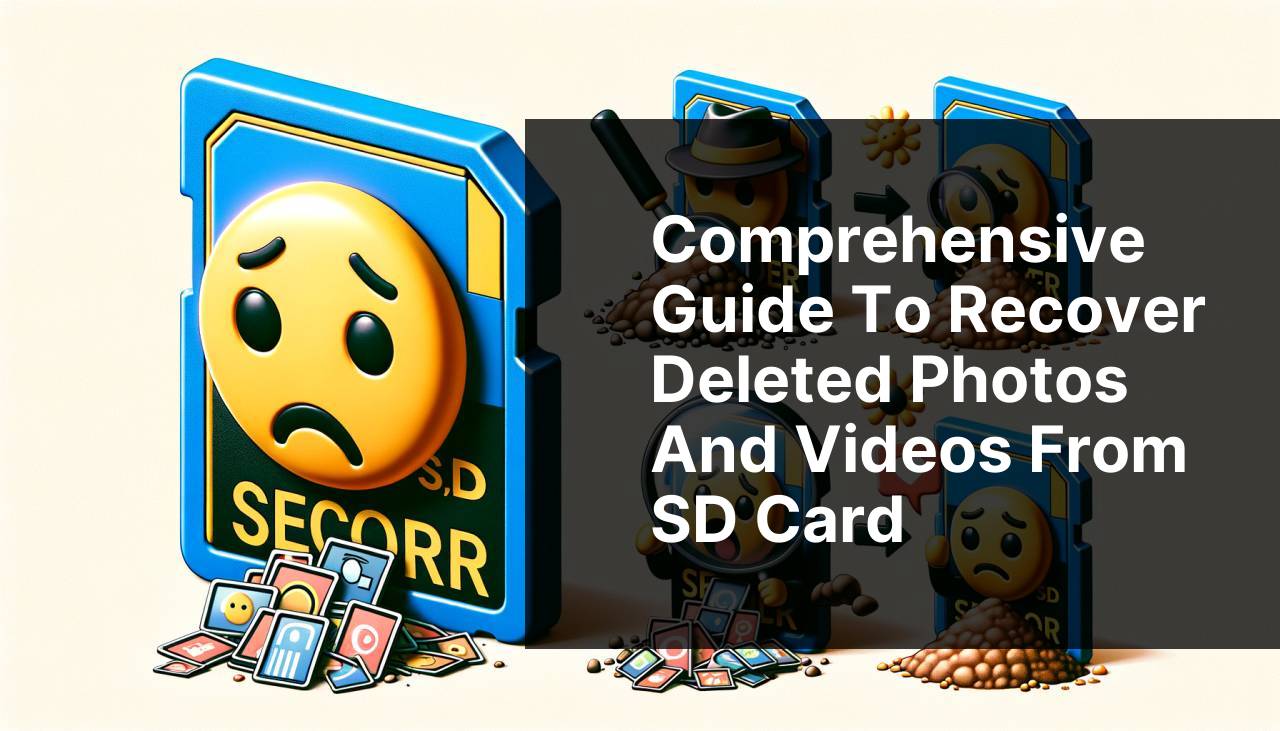 Comprehensive Guide to Recover Deleted Photos and Videos from SD Card