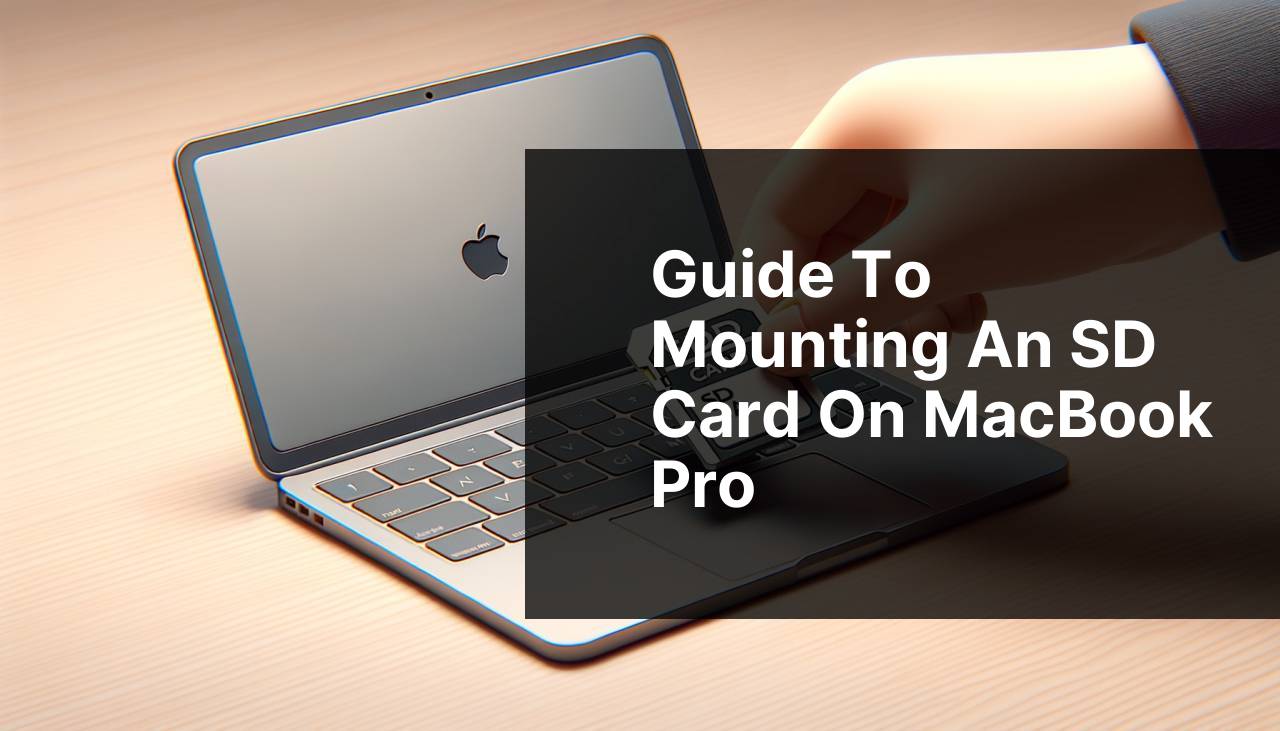 Guide to Mounting an SD Card on MacBook Pro