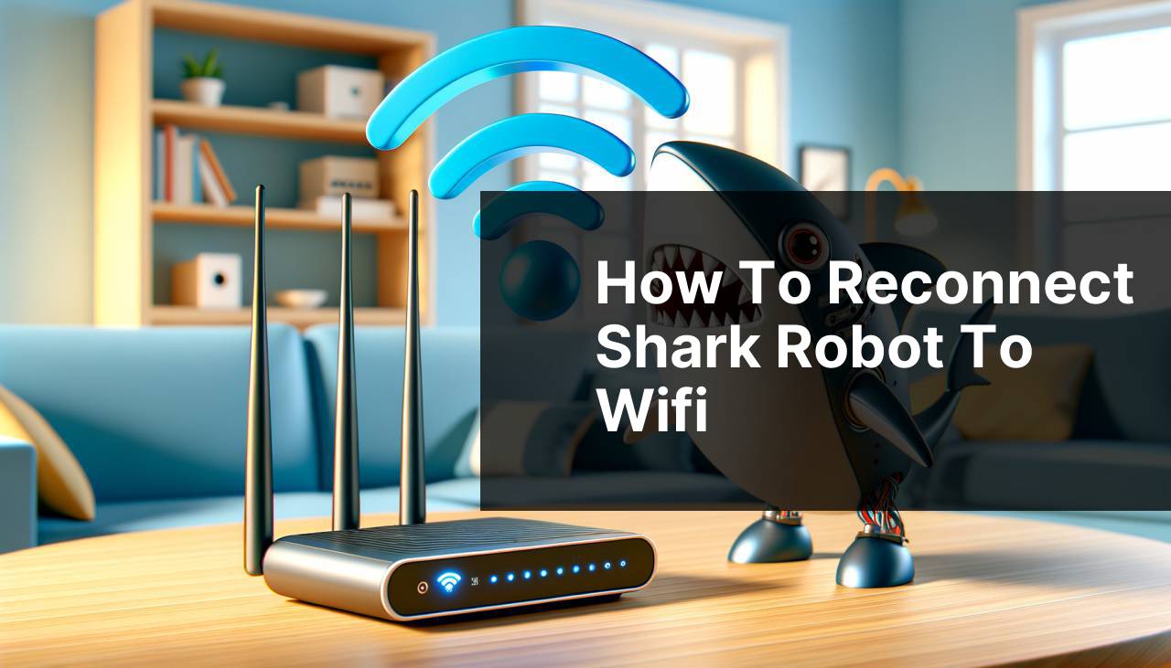 How to Reconnect Shark Robot to Wifi  