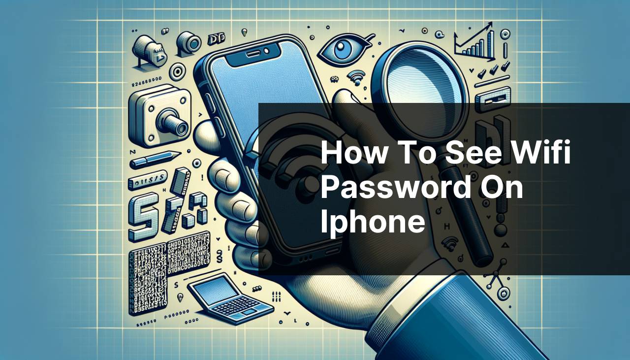 How To See Wifi Password On Iphone