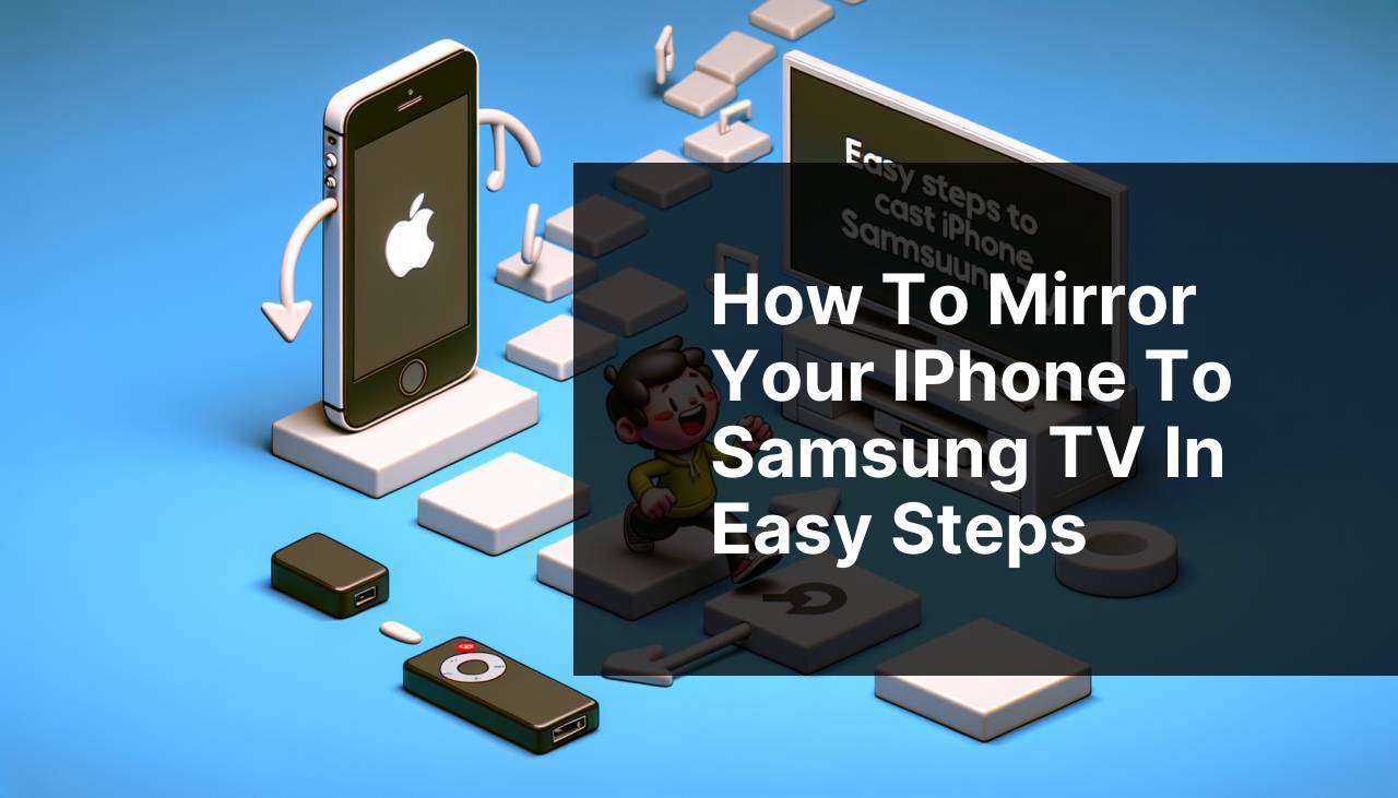 How to Mirror Your iPhone to Samsung TV In Easy Steps