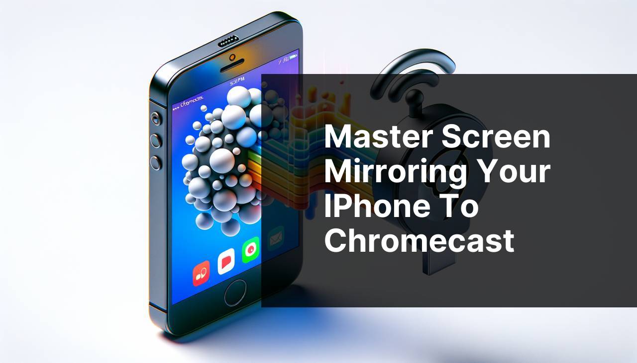 Master Screen Mirroring Your iPhone to Chromecast