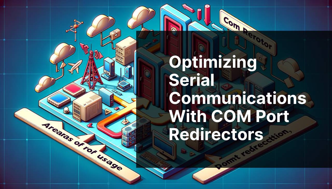 Optimizing Serial Communications with COM Port Redirectors