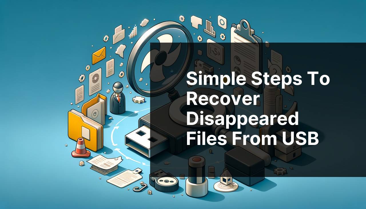 Simple Steps to Recover Disappeared Files from USB