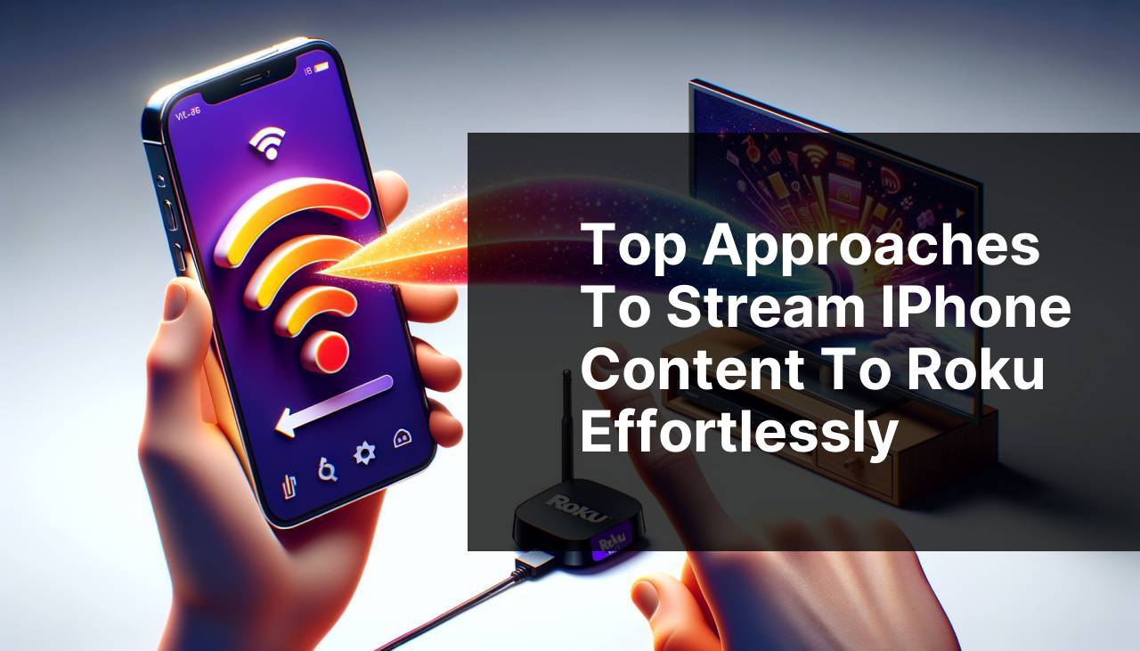 Top Approaches to Stream iPhone Content to Roku Effortlessly