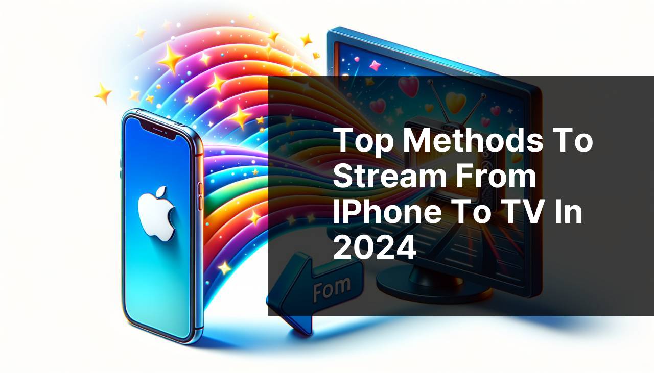 Top Methods to Stream from iPhone to TV in 2024