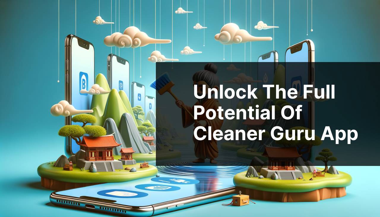 Unlock the Full Potential of Cleaner Guru App