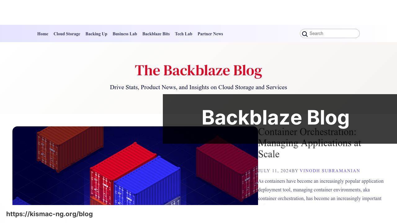 https://www.backblaze.com/blog/ screenshot