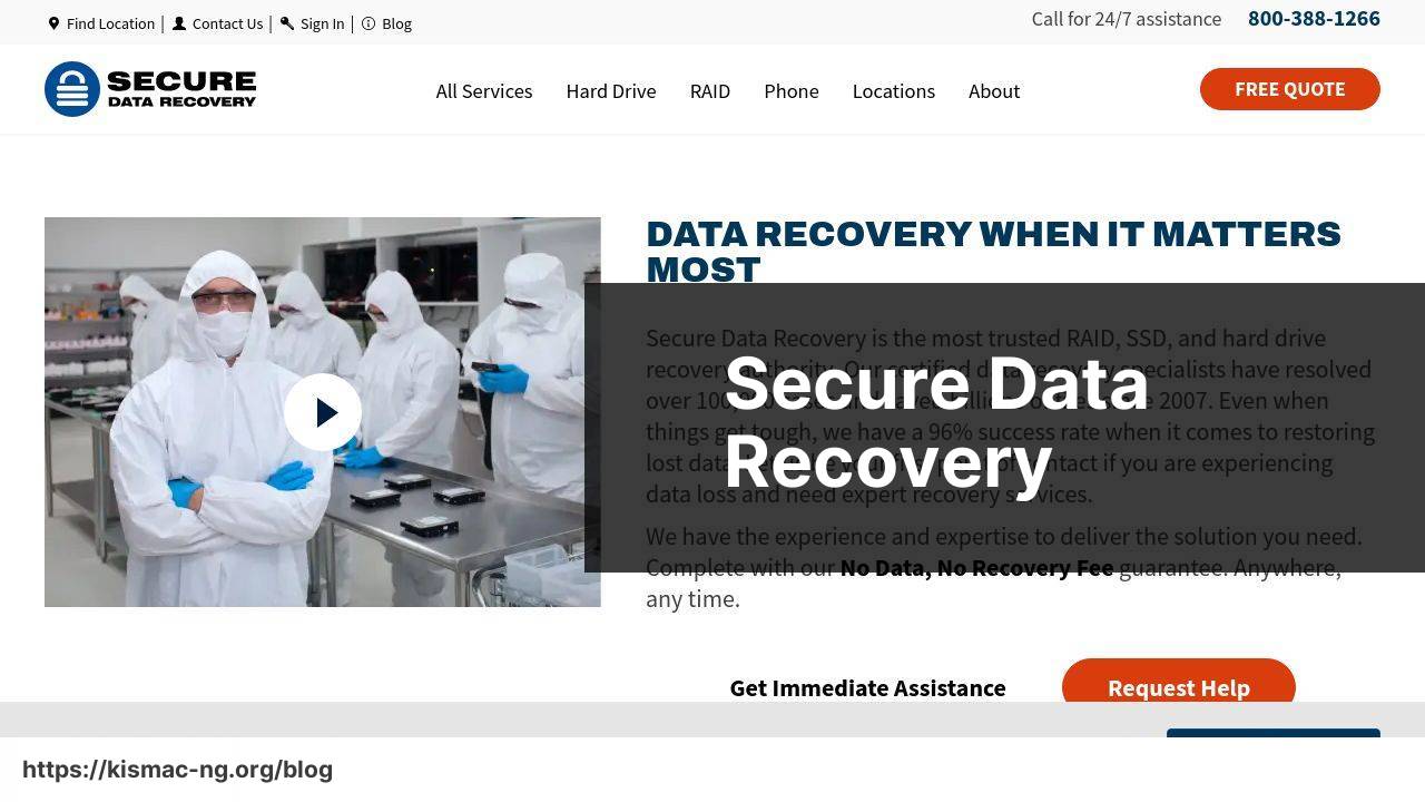 https://www.securedatarecovery.com/ screenshot