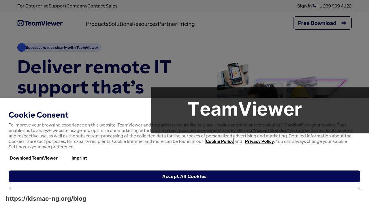 https://www.teamviewer.com screenshot