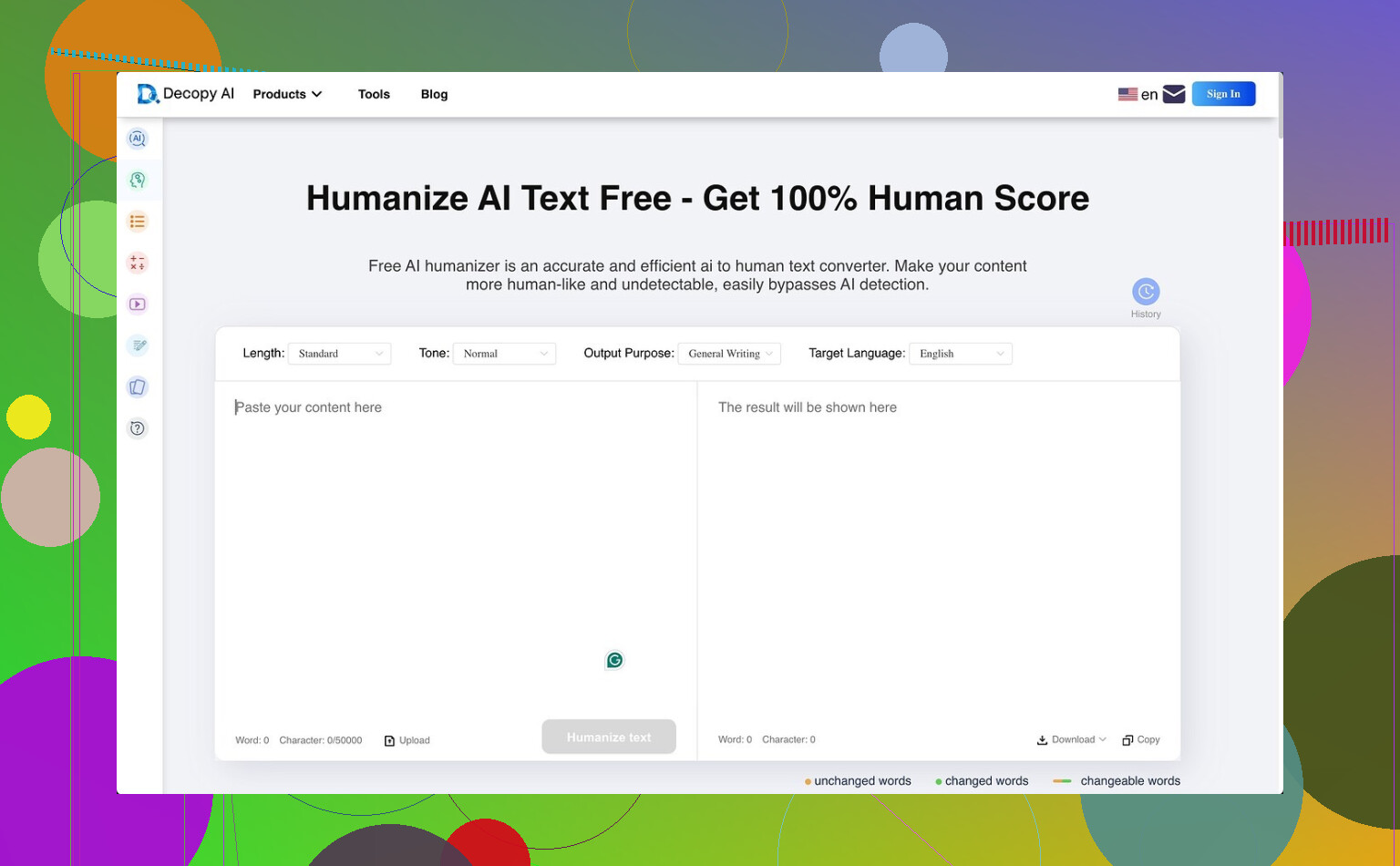 Decopy AI Humanizer
