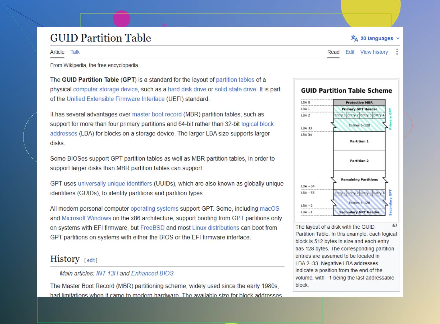 GPT Partition Recovery After Accidental Disk Initialization