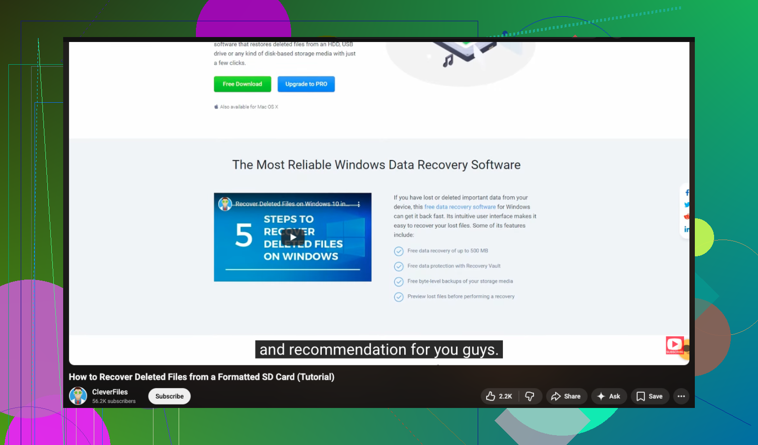 Per ongeluk een SD-kaart geformatteerd op Windows, is er een manier om de gegevens terug te krijgen?